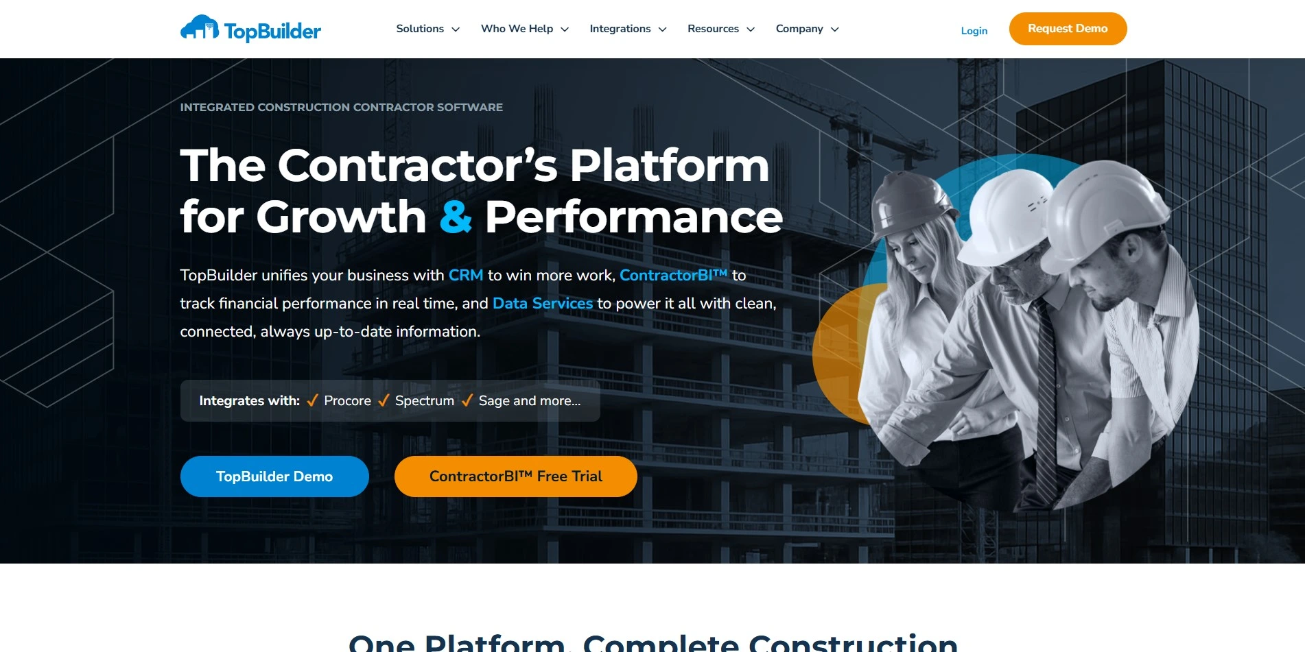TopBuilder Solutions homepage